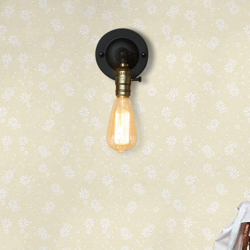 1 Kopf Metallic Wall Lighting Vintage Sty