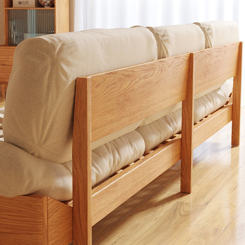 Armless Sofa Loose Back 35"W Tufted Modern Sofa for Living Room