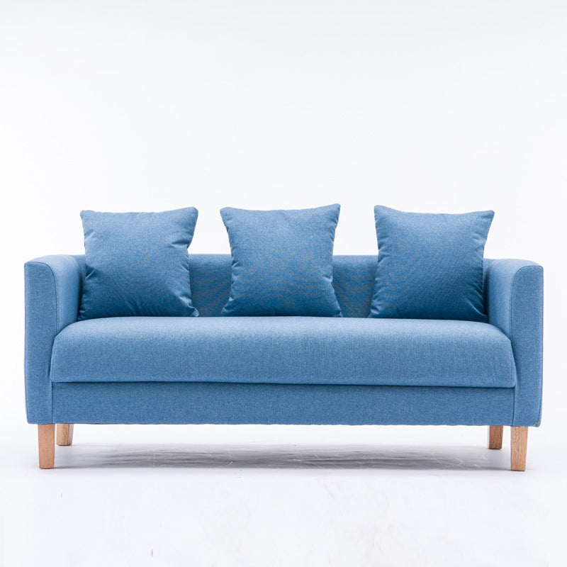 Chesterfield Moderne Kissen Sofa Smoking Arm 4 Holzbeine Sofa