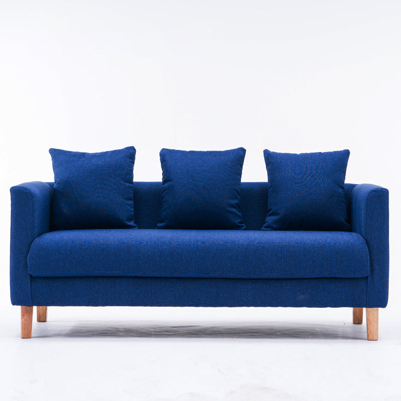 Chesterfield Moderne Kissen Sofa Smoking Arm 4 Holzbeine Sofa