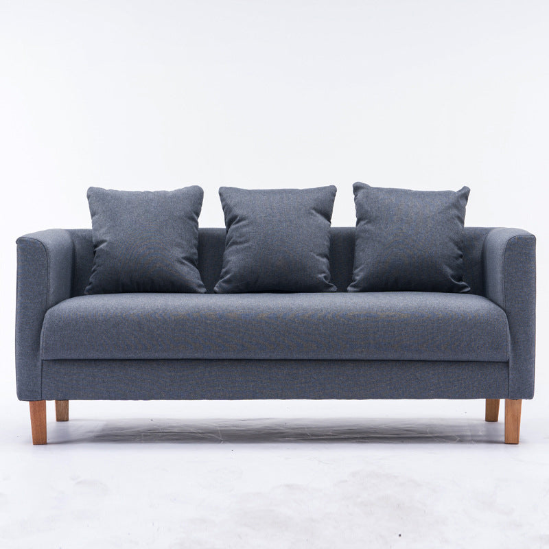 Chesterfield Moderne Kissen Sofa Smoking Arm 4 Holzbeine Sofa
