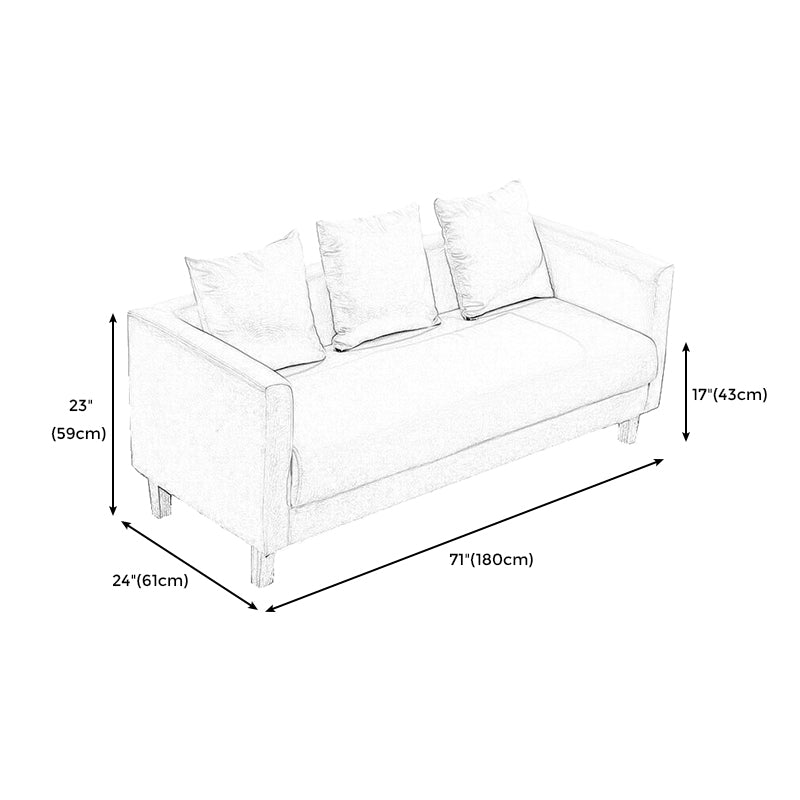 Chesterfield Moderne Kissen Sofa Smoking Arm 4 Holzbeine Sofa