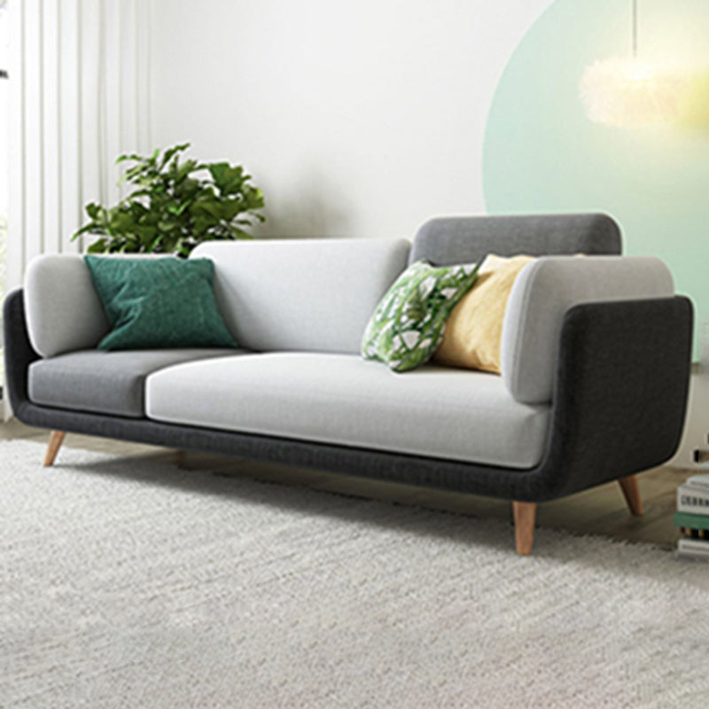 Zeitgenössischer Kissen Top Arm Liege Liebesseat für Wohnzimmer