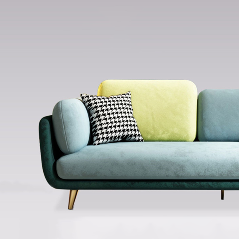 Zeitgenössischer Kissen Top Arm Liege Liebesseat für Wohnzimmer