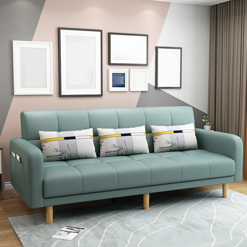 Divano convertibile a braccio nordico moderno alto 80 "con cuscini