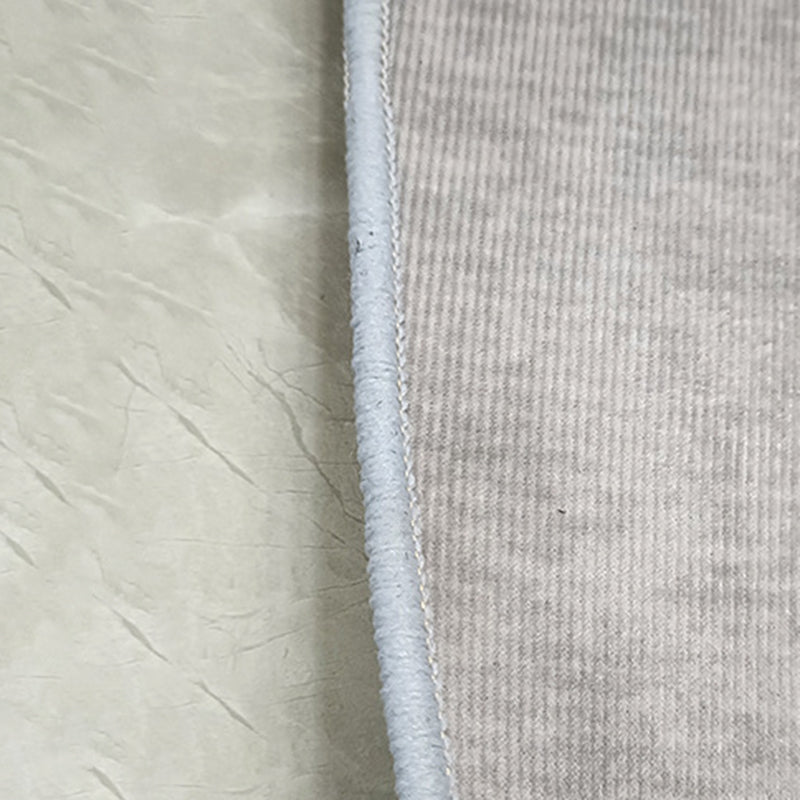Tapis moderne moderne gris tapis de motif en polyester