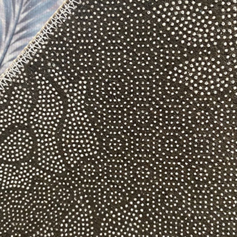Gray Simple Rug Polyester Graphic Indoor Rug Washable Rug for Drawing Room