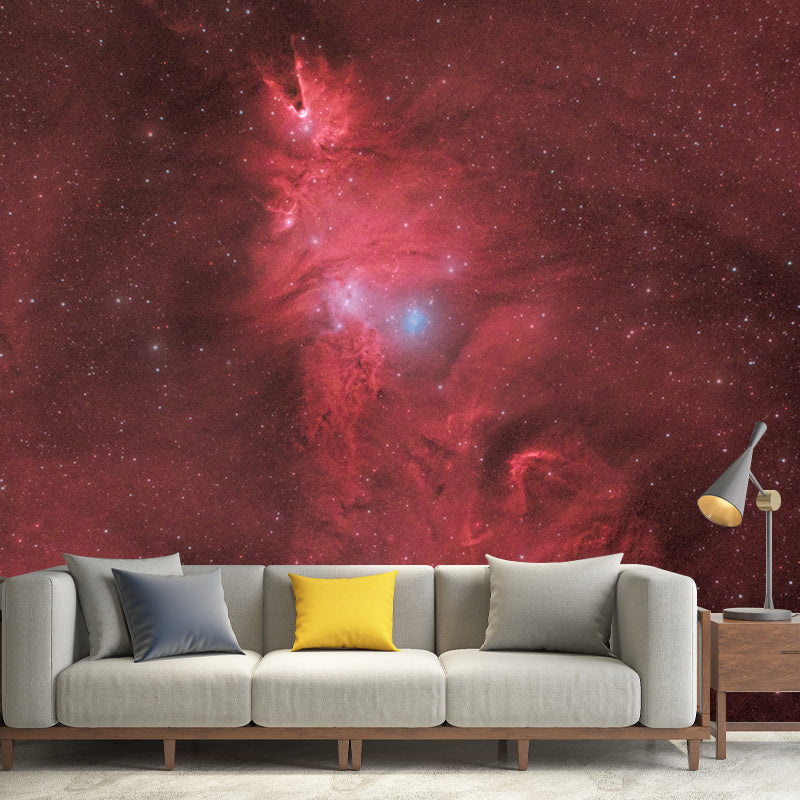 Photography Environment Friendly Mural Wallpaper Starry Sky Bedroom Wall Mural