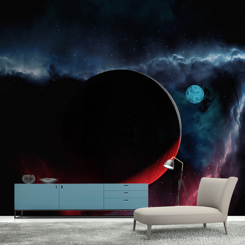 Universe Environmental Wall Mural Wallpaper Sitting Room Wall Mural
