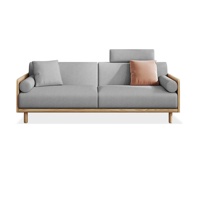 Linen Modern Sofa 33"W P Sofa Pillow Top Arm for Living Room