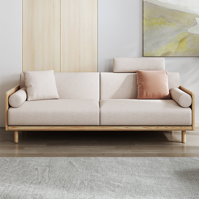 Linen Modern Sofa 33"W P Sofa Pillow Top Arm for Living Room