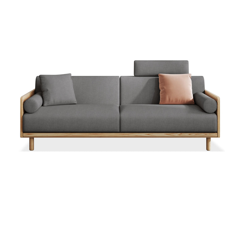 Linen Modern Sofa 33"W P Sofa Pillow Top Arm for Living Room