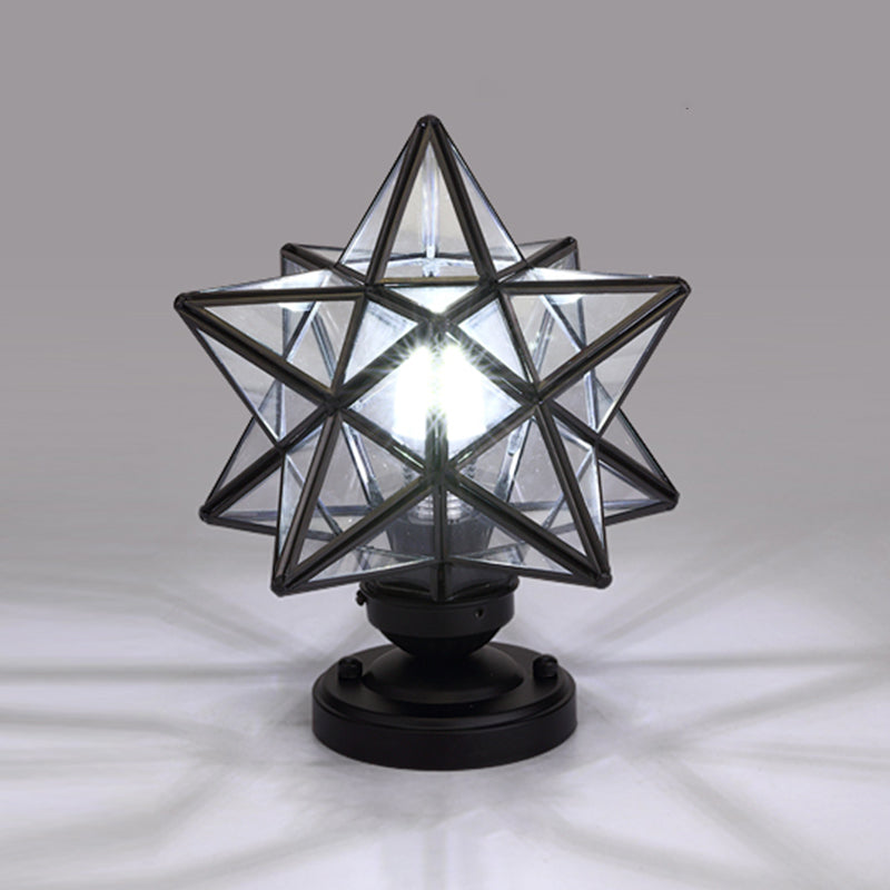 Glass Semi Flush Mount Lighting Vintage Style Shaded Aisle Semi Mount Lighting