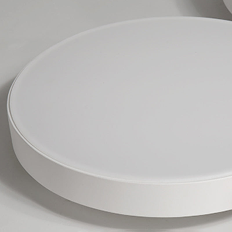 Plafonnier LED en acrylique à 4 lumières de style moderne et concis, plafonnier géométrique en fer laqué