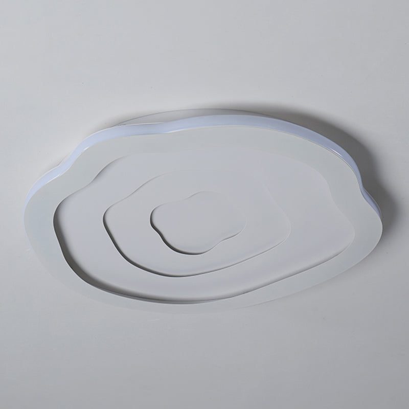 Moderne Einfachheit LED Unterputz schmiedeeiserne geometrische Deckenbefestigung mit Silikonschild