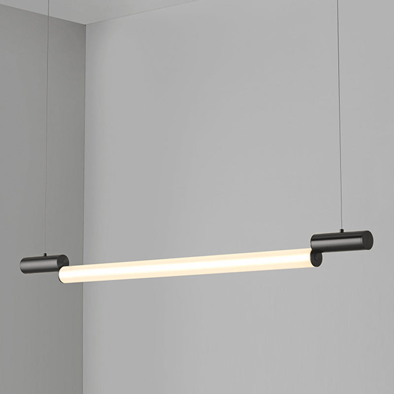 Style moderne pendentif linéaire acrylique 1 luminaire léger de l'île