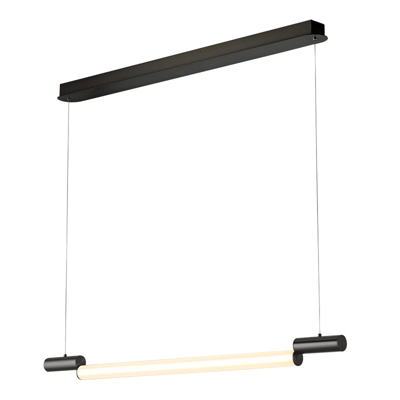 Style moderne pendentif linéaire acrylique 1 luminaire léger de l'île