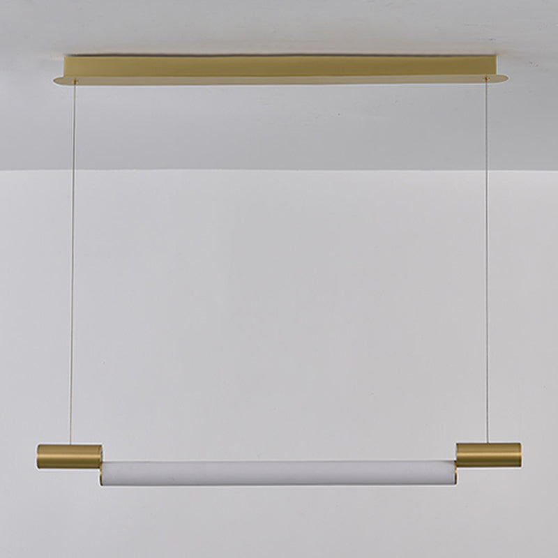 Style moderne pendentif linéaire acrylique 1 luminaire léger de l'île