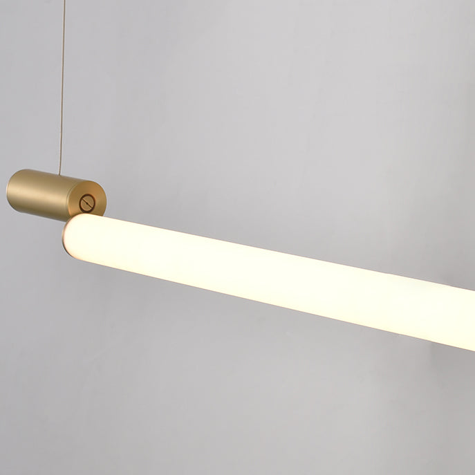 Style moderne pendentif linéaire acrylique 1 luminaire léger de l'île