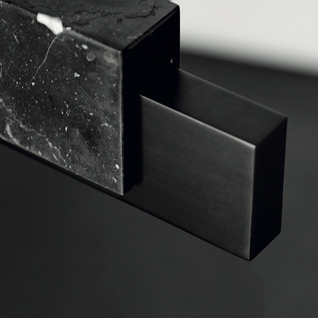 Estilo moderno lineal colgante colgante de mármol 1 lámpara de luz de luz