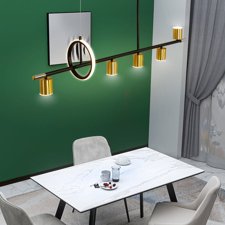 Luces colgantes contemporáneos Geometry Island Lights Metal para la isla de cocina