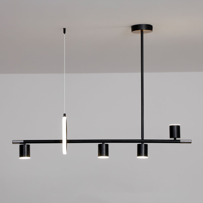 Luces colgantes contemporáneos Geometry Island Lights Metal para la isla de cocina