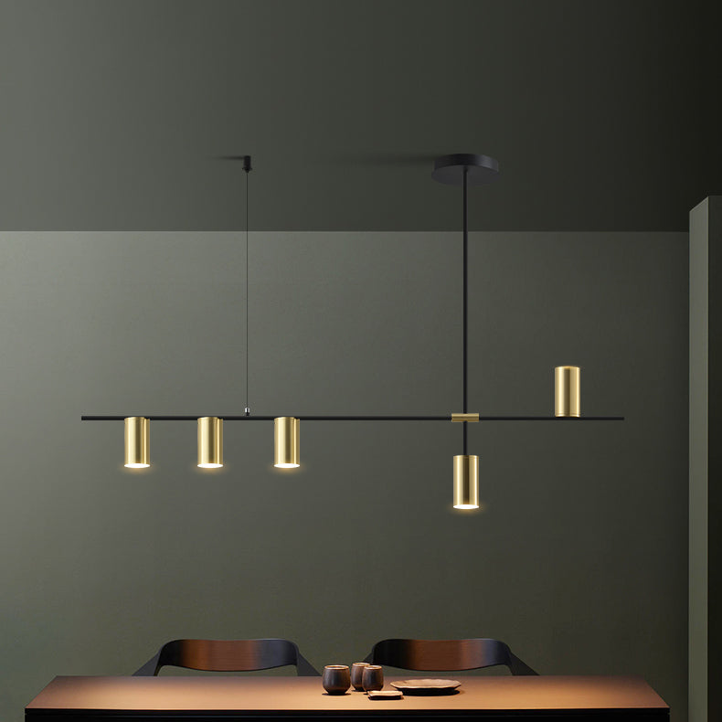 Lámparas de la isla de cilindro de las lámparas contemporaryisland Metal para la isla de cocina