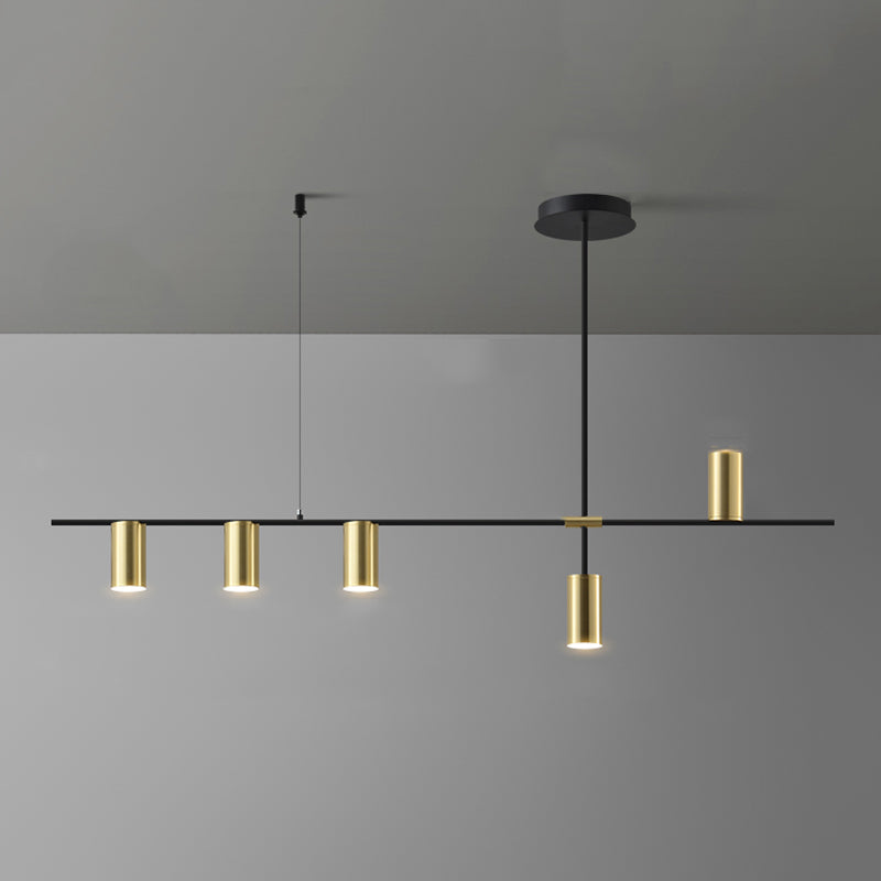 Lámparas de la isla de cilindro de las lámparas contemporaryisland Metal para la isla de cocina