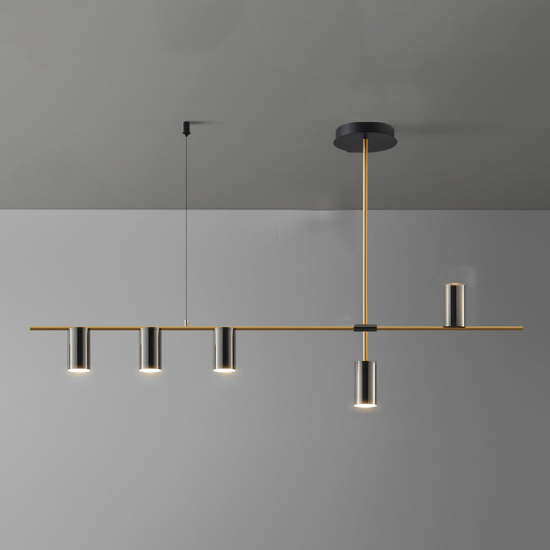 Lámparas de la isla de cilindro de las lámparas contemporaryisland Metal para la isla de cocina