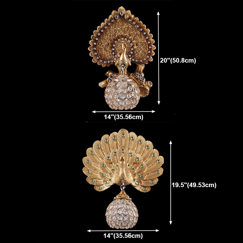 Moderner Stil Ball -Leuchten -Leuchten Metall 1 Lichtwandmontierte Beleuchtung