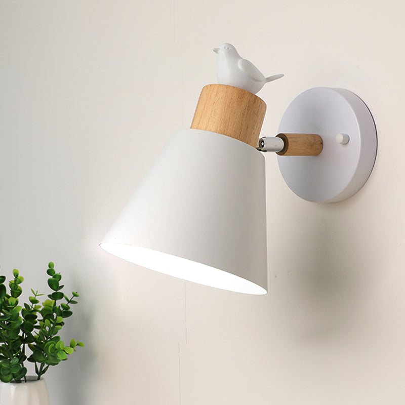 1-licht wandkandelaar Moderne macaron-stijl metalen wandverlichting voor eetkamer