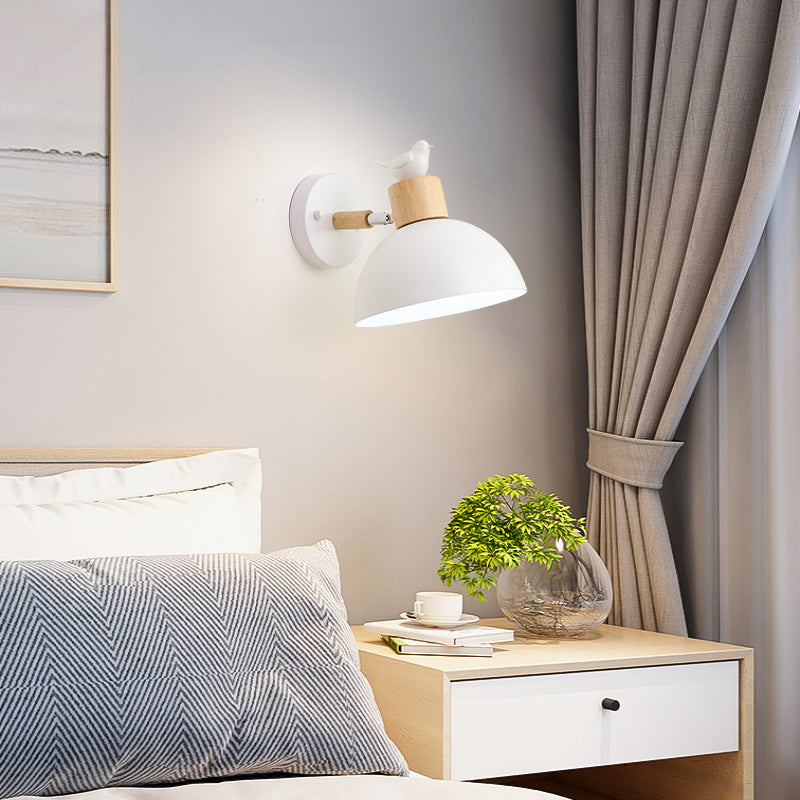 1-licht wandkandelaar Moderne macaron-stijl metalen wandverlichting voor eetkamer