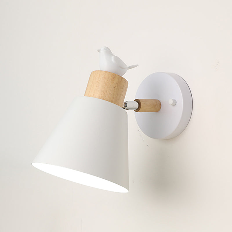 1-licht wandkandelaar Moderne macaron-stijl metalen wandverlichting voor eetkamer