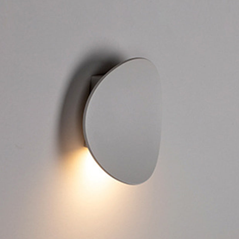 Iluminación de pared de forma única lámpara de aplanque de luz 1 de estilo moderno para sala de estar