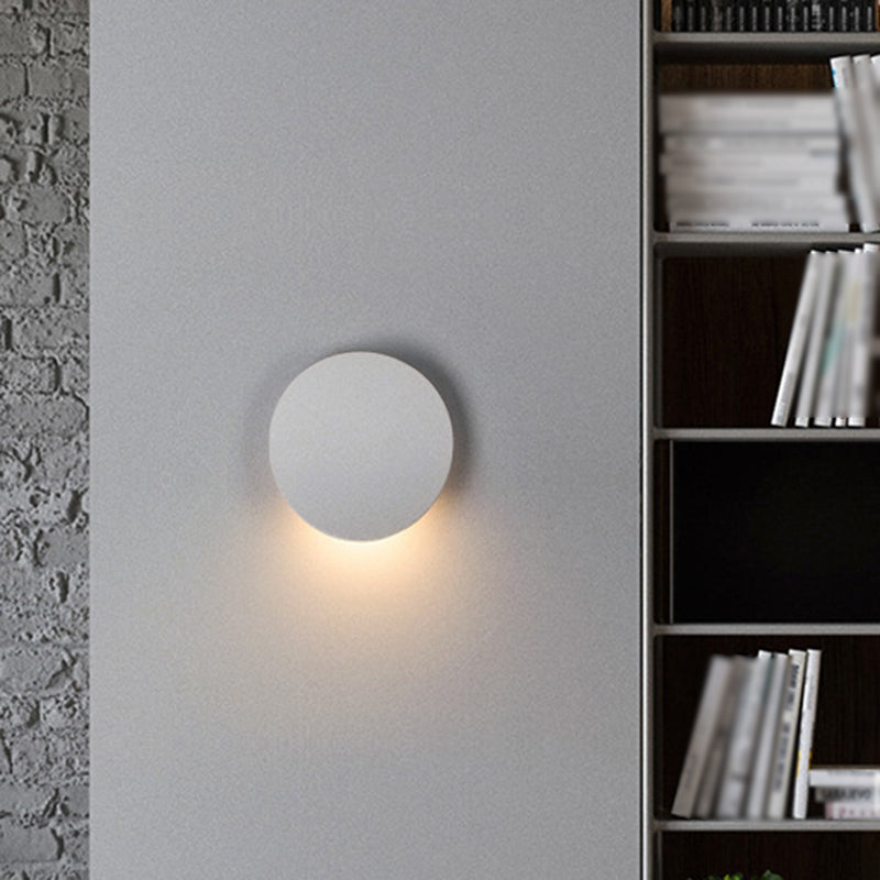 Iluminación de pared de forma única lámpara de aplanque de luz 1 de estilo moderno para sala de estar