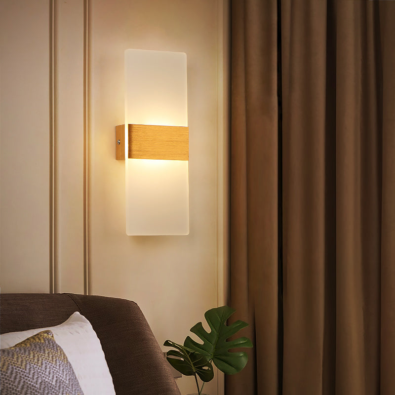 Acrylic Wall Light Fixture Modern Style Wall Light Sconce for Living Room
