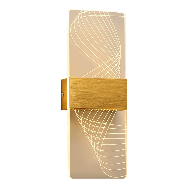Acrylic Wall Light Fixture Modern Style Wall Light Sconce for Living Room