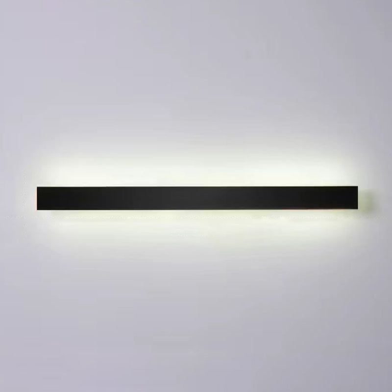 Metal Strip Wall Light Modern Linear Wall Light Sconce for Bedroom