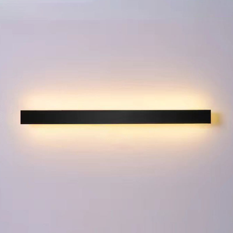 Metal Strip Wall Light Modern Linear Wall Light Sconce for Bedroom