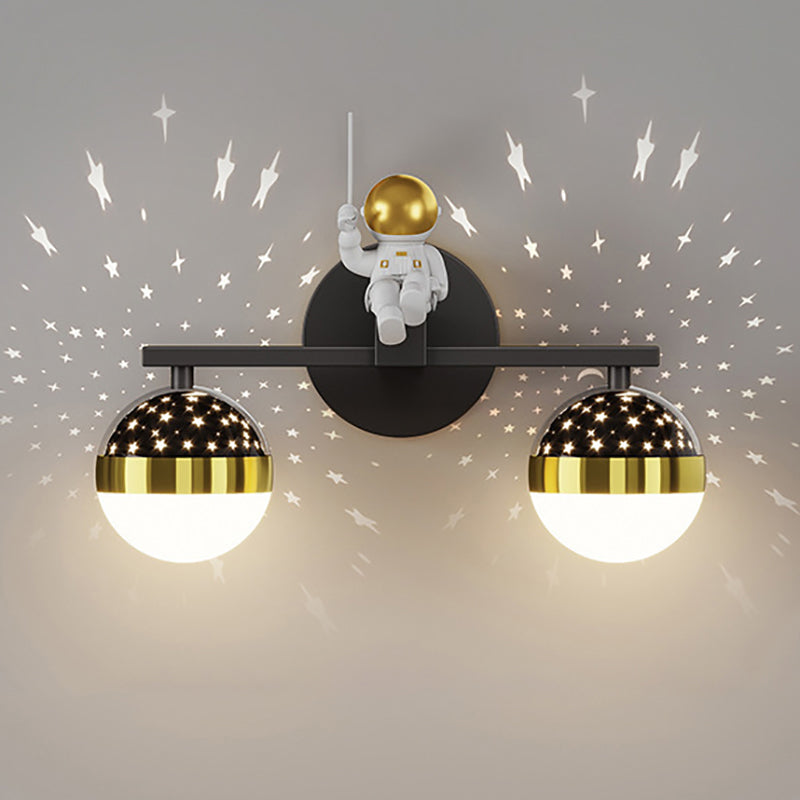 Astronauta Starry Wall Sconce Light Style's Children's Style LED Monted Light