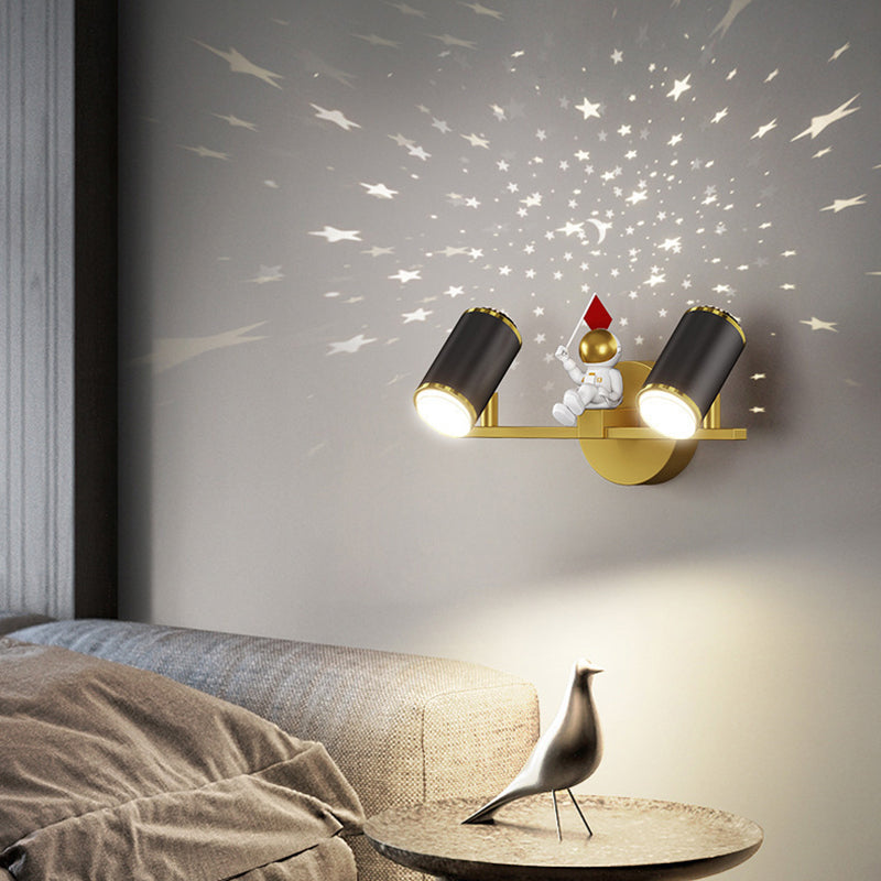 Astronauta Starry Wall Sconce Light Style's Children's Style LED Monted Light