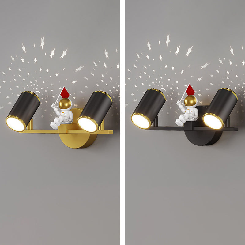 Astronauta Starry Wall Sconce Light Style's Children's Style LED Monted Light