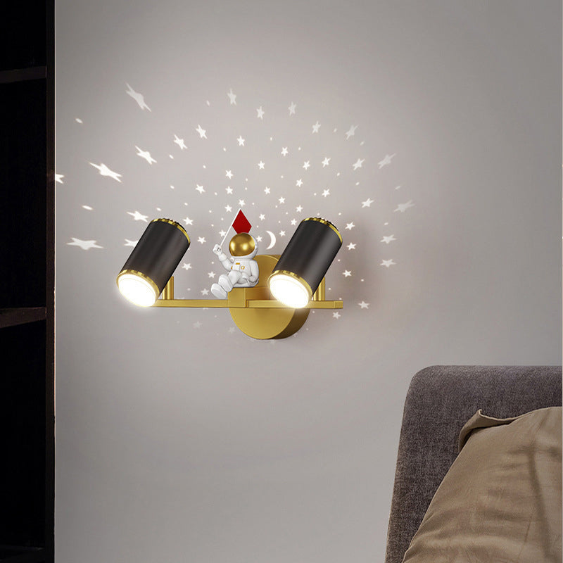 Astronauta Starry Wall Sconce Light Style's Children's Style LED Monted Light