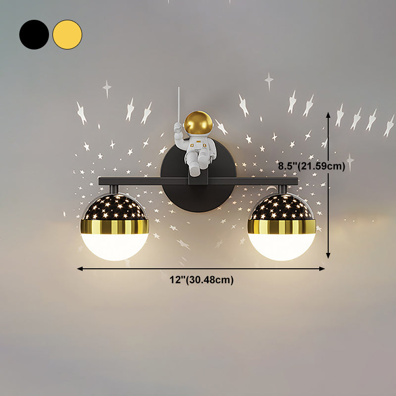 Astronauta Starry Wall Sconce Light Style's Children's Style LED Monted Light