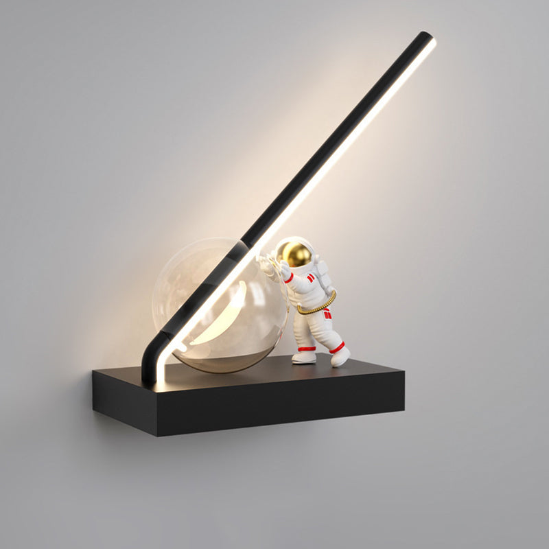 Prontofondo per bambini Sconcetto Creative Astronauta LED Monte Montaggio Luce