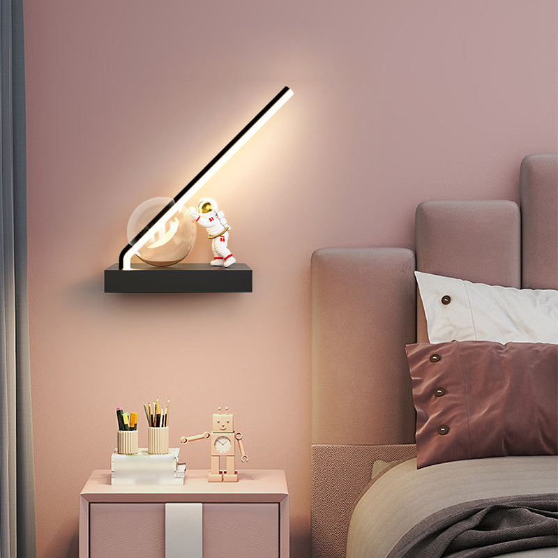 Prontofondo per bambini Sconcetto Creative Astronauta LED Monte Montaggio Luce