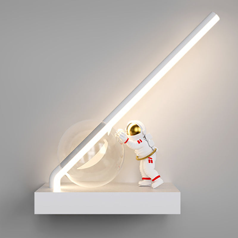 Prontofondo per bambini Sconcetto Creative Astronauta LED Monte Montaggio Luce