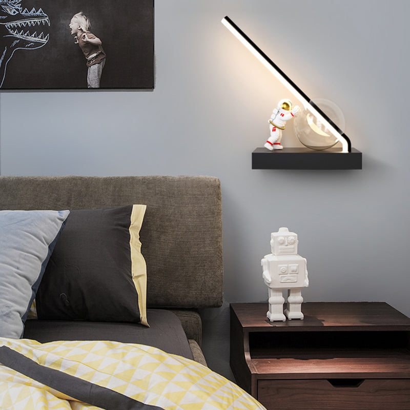 Prontofondo per bambini Sconcetto Creative Astronauta LED Monte Montaggio Luce