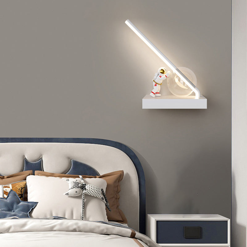 Prontofondo per bambini Sconcetto Creative Astronauta LED Monte Montaggio Luce