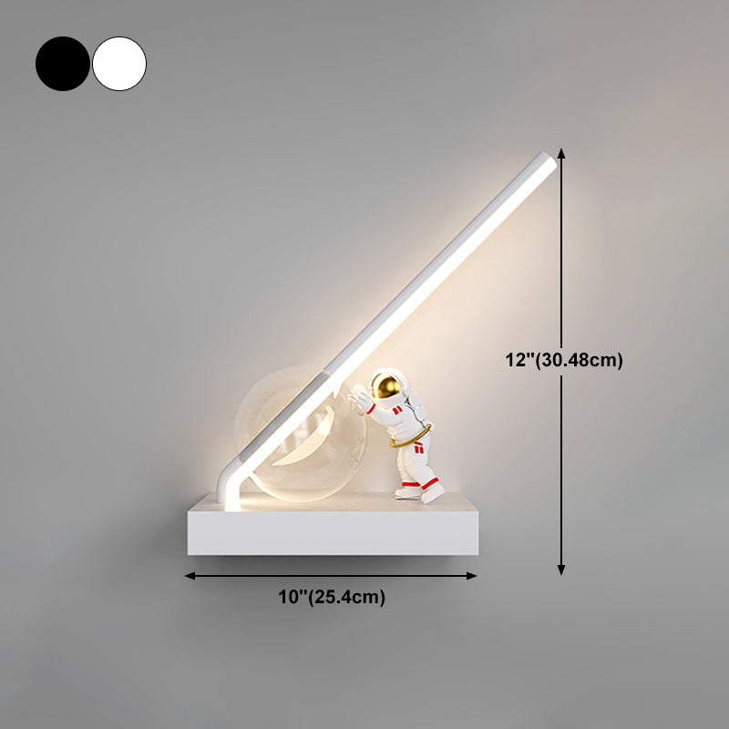 Prontofondo per bambini Sconcetto Creative Astronauta LED Monte Montaggio Luce